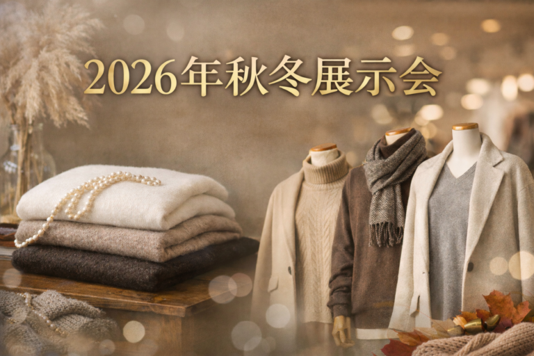 2026秋冬カシミヤ展示会